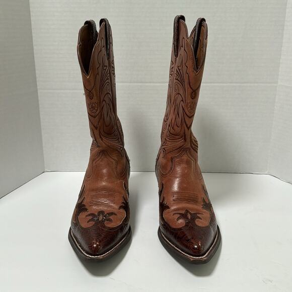 Ariat Women’s Cowboy Boots Festival Cowgirl Leather Sexy Concert Date Night - Picture 2 of 10